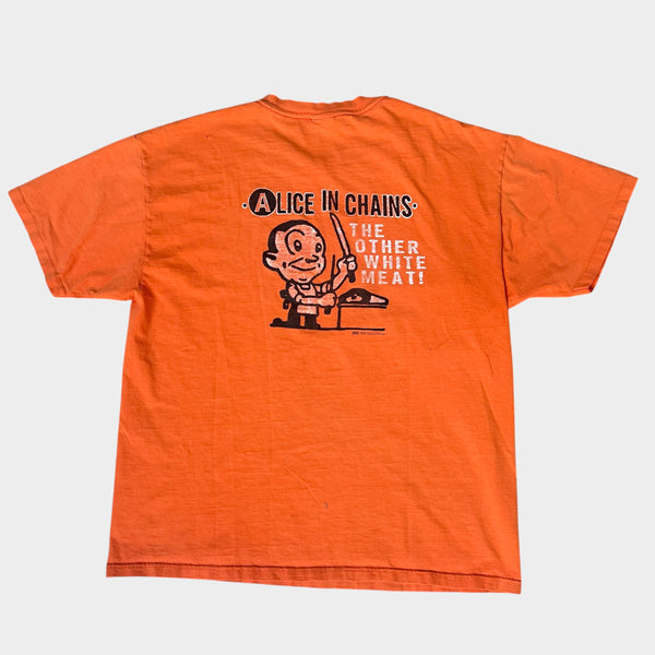 1996 Alice In Chains "The Other White Meat" Vintage Band Promo Tee Shirt