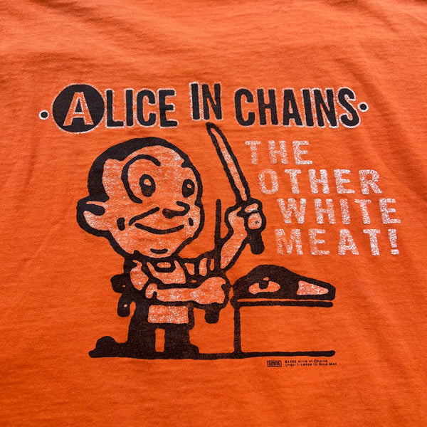 1996 Alice In Chains "The Other White Meat" Vintage Band Promo Tee Shirt