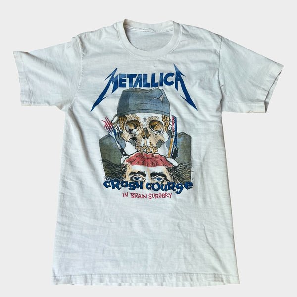 1987 Metallica "Crash Course/ Garage Days Revisited" Vintage Band Promo Tee Shirt