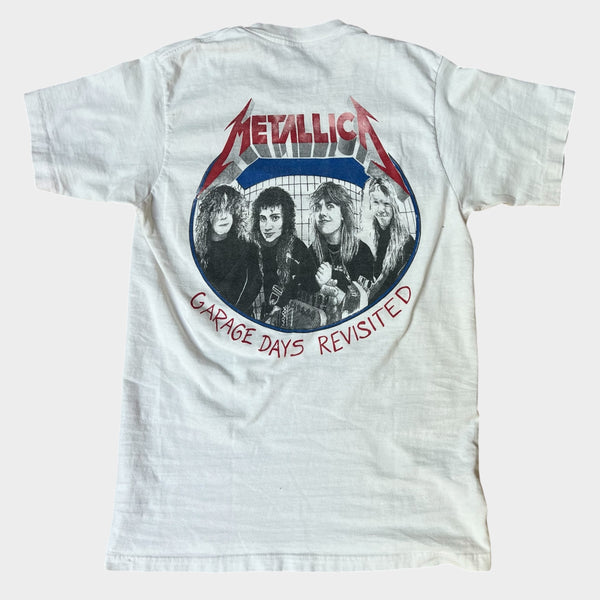 1987 Metallica "Crash Course/ Garage Days Revisited" Vintage Band Promo Tee Shirt