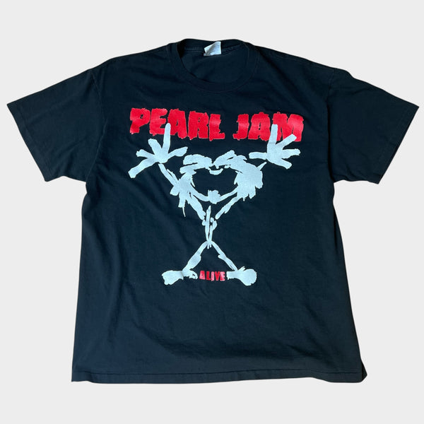 1991 Pearl Jam "Alive" Vintage Band Promo Tee Shirt
