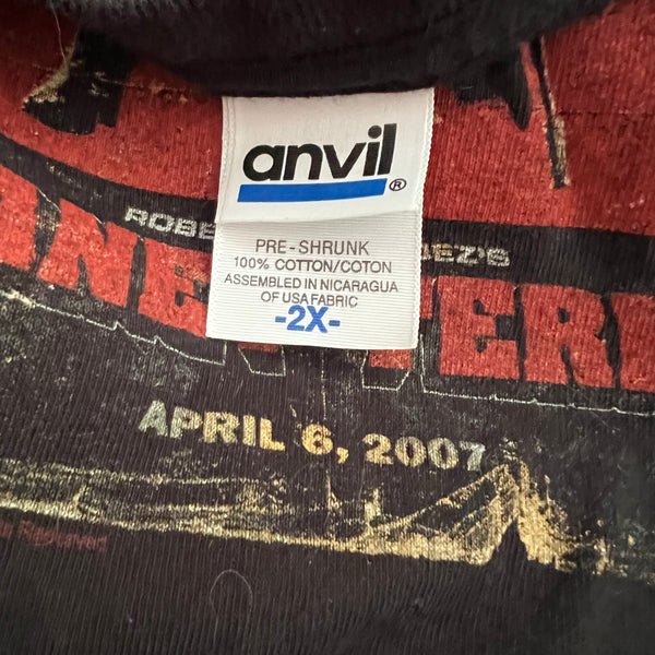 2007 Planet Terror (Directed by: Robert Rodriguez) Grindhouse Vintage Movie Promo Tee Shirt