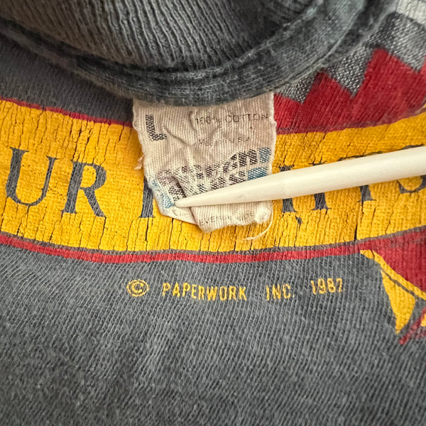 1982 The Clash "Combat Rock" Vintage Tour Tee Shirt