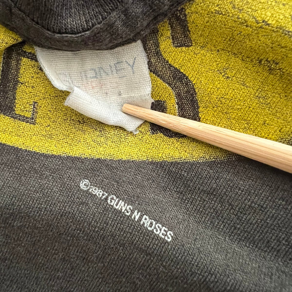 1987 Guns N Roses "Was Here" Vintage Promo Tee Shirt
