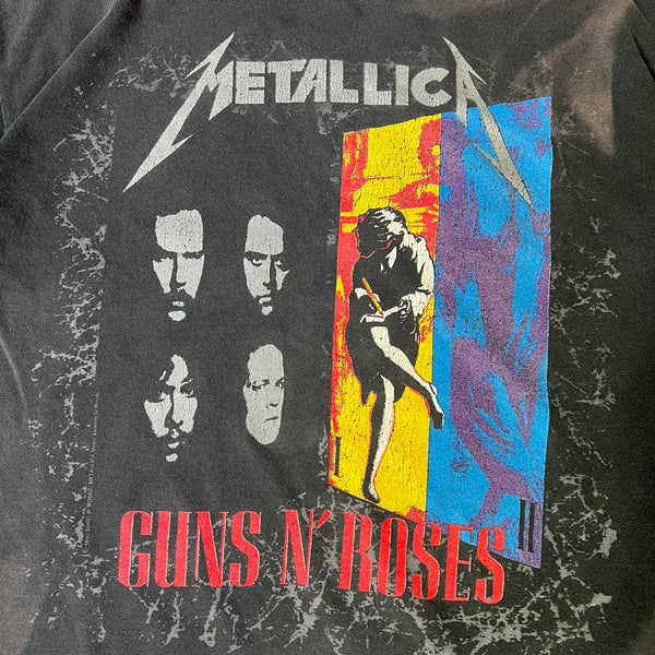 1992 Guns N Roses, Metallica, Faith No More Vintage Tour Tee Shirt