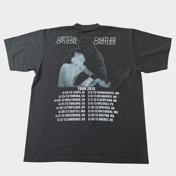 2013 Crystal Castles Tour Band Tee Shirt