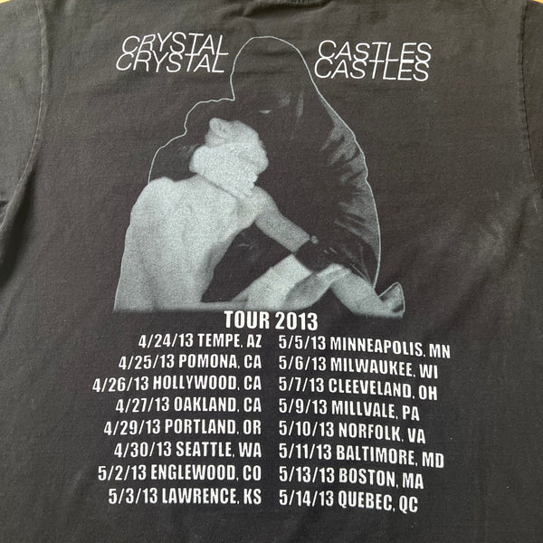 2013 Crystal Castles Tour Band Tee Shirt