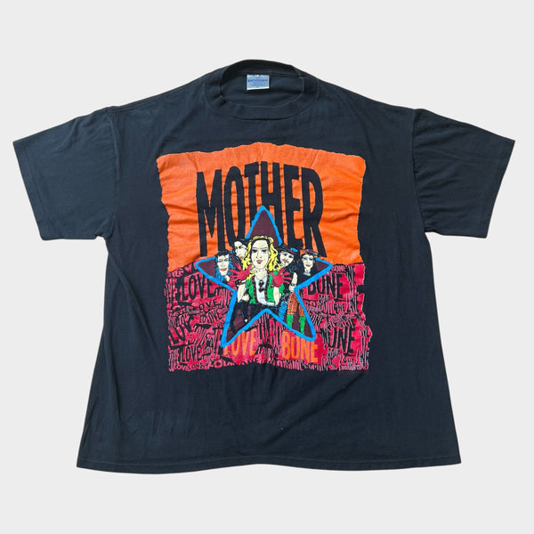 1990 Mother Love Bone Vintage Grunge Band Tour Tee Shirt