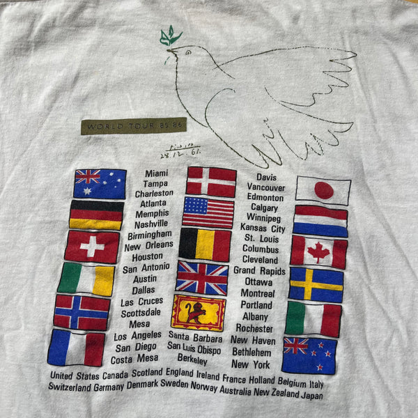 1985 Simple Minds Vintage Tour New Wave Band Tee Shirt