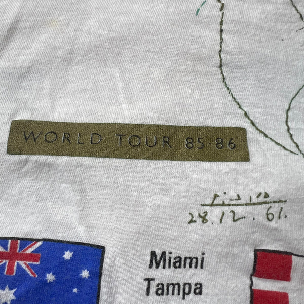 1985 Simple Minds Vintage Tour New Wave Band Tee Shirt