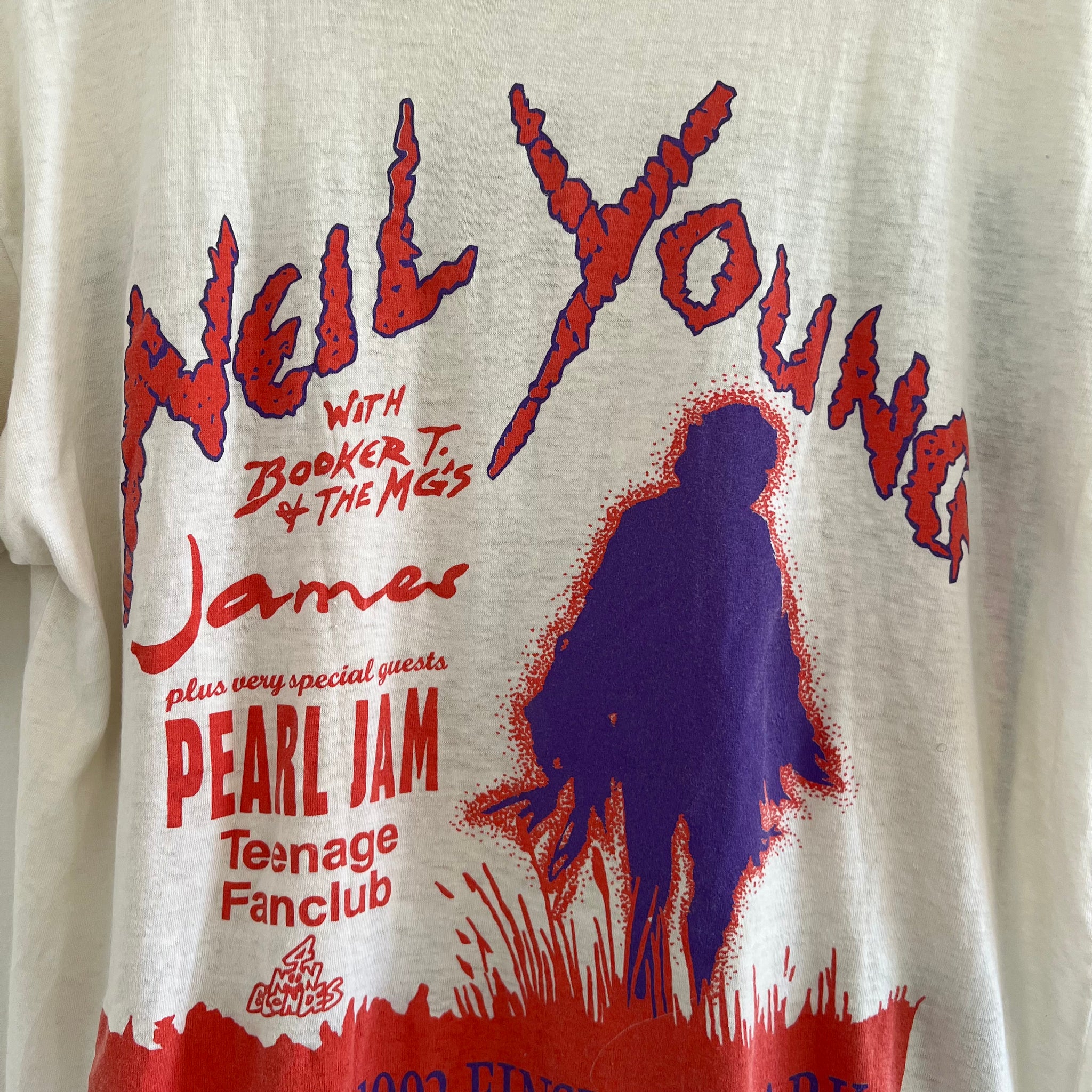 1993 Neil Young w/ Pearl Jam, James, Booker T, 4 Non Blondes UK