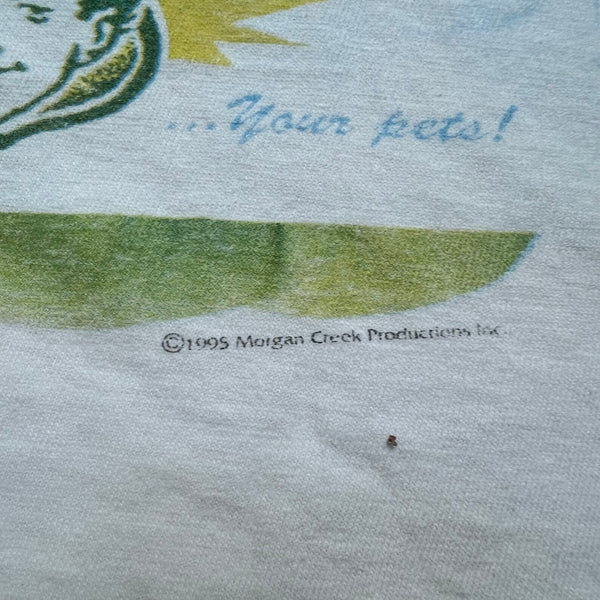 1995 Ace Ventura Pet Detective (Starring: Jim Carrey) Vintage Movie Promo Tee Shirt