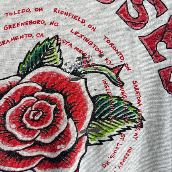 1991 Guns N Roses "Use Your Illusion" Vintage Tour Band Tee Shirt
