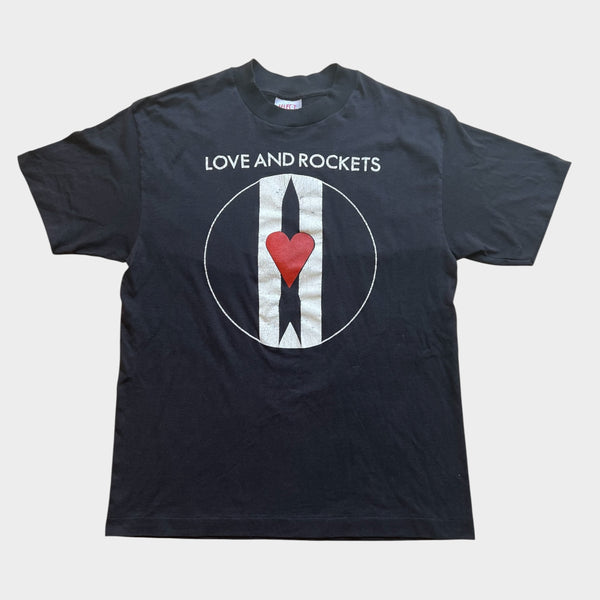1980's Love And Rockets Vintage Band Promo Tee Shirt