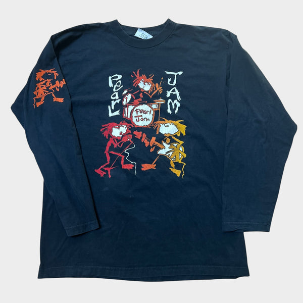 1990's Pearl Jam "Alive" Vintage Band Long Sleeve Tee Shirt