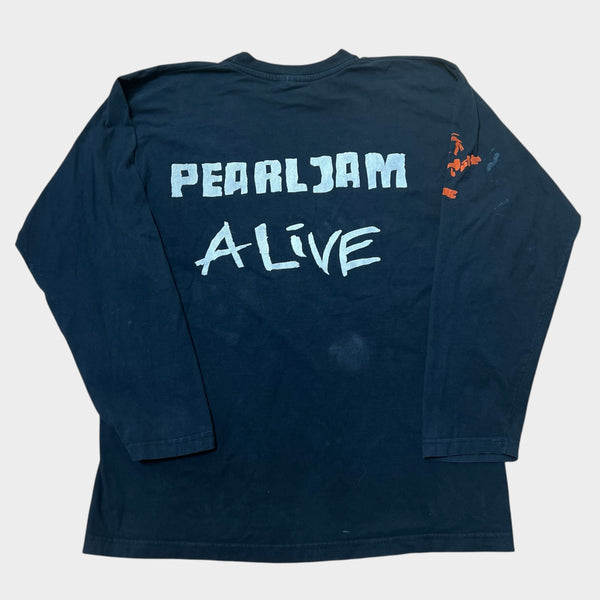 1990's Pearl Jam "Alive" Vintage Band Long Sleeve Tee Shirt