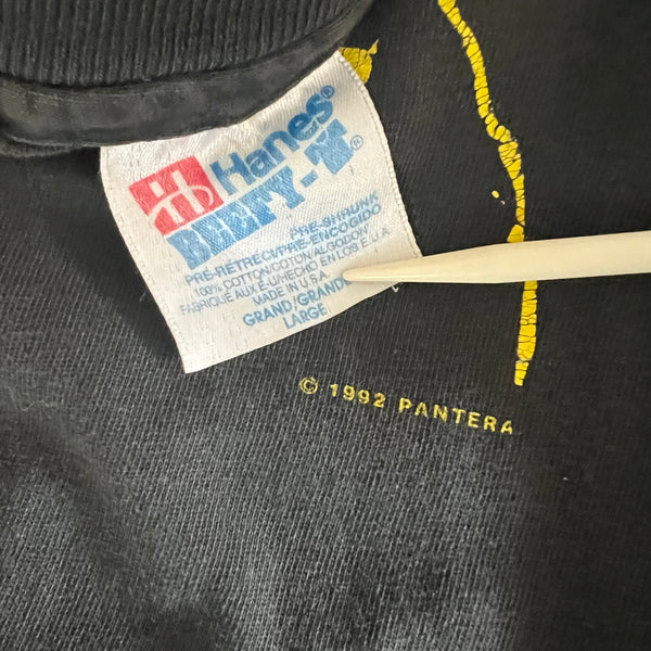 1992 Pantera "Cowboys From Hell" Vintage Band Promo Long Sleeve Tee Shirt