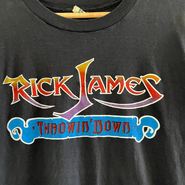 1982 Rick James "Throwin' Down" Vintage Band Promo Tee Shirt