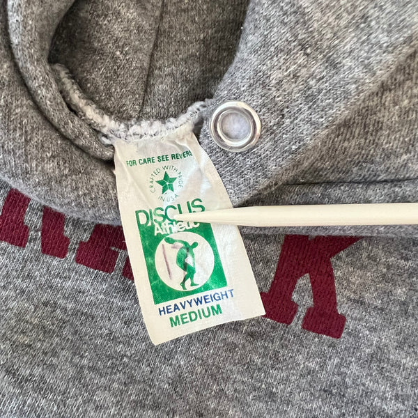 1970's Mt Vernon High School Track Vintage Athletic Hoodie Sweatshirt