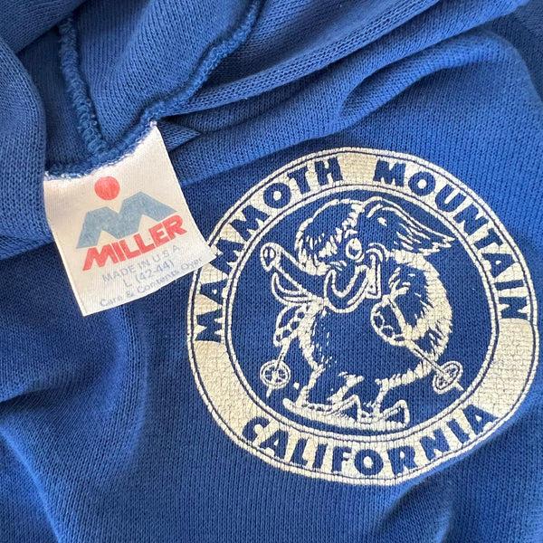 1980's Mammoth Mountain California Vintage Hoodie Sweatshirt