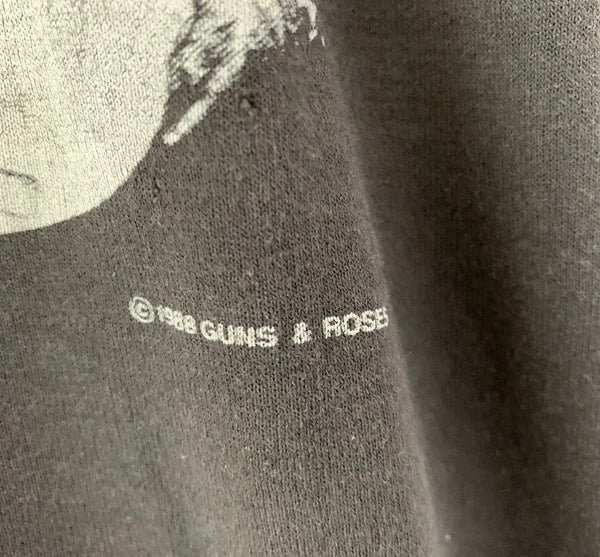 1988 Guns N Roses "Appetite For Destruction" Vintage Band Promo Tee Shirt