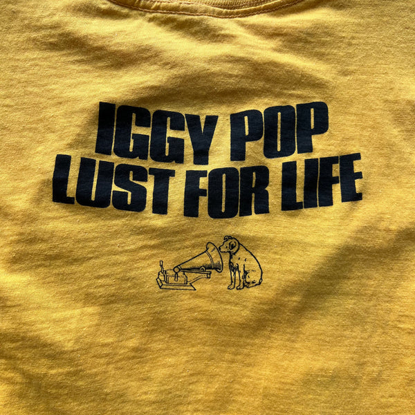 1977 Iggy Pop "Lust For Life" Vintage Band Tour Promo Tee Shirt