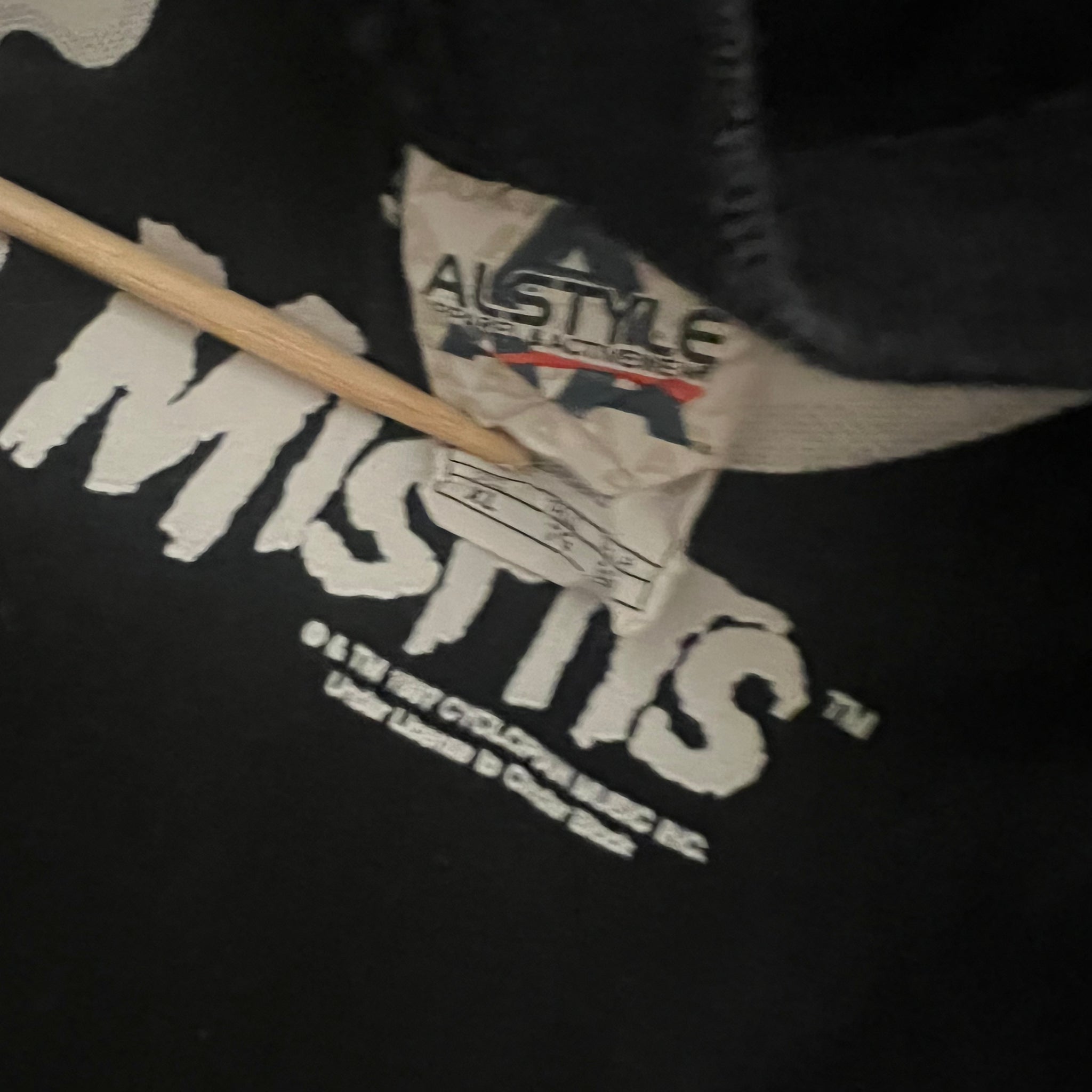 BAND-T MISFITS 1997 BONE L/S Tee Vintage 1997 Misfits