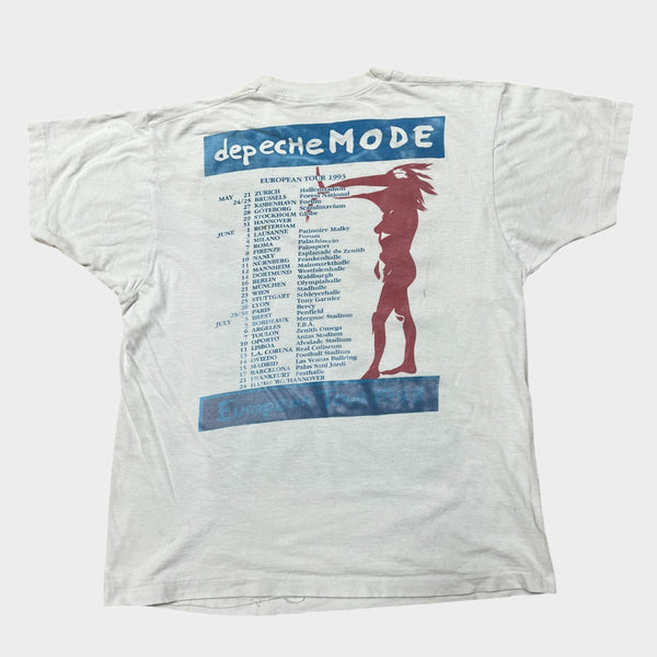 1993 Depeche Mode European Tour Vintage Band Tee Shirt