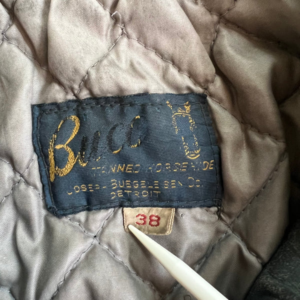 1950's Buco Vintage Horsehide Leather Motorcycle Jacket
