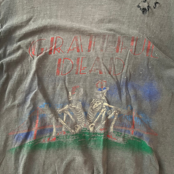 1981 Grateful Dead San Francisco Golden Gate Bridge Vintage Promo Tee Shirt
