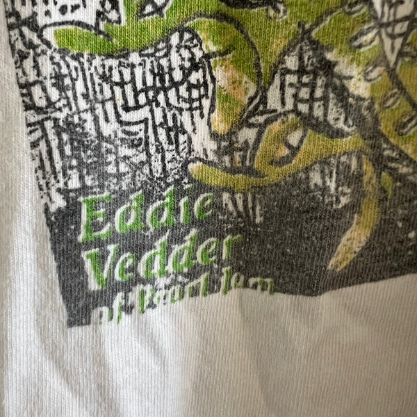 1995 Pearl Jam Eddie Vedder Vintage Band Tour Tee Shirt
