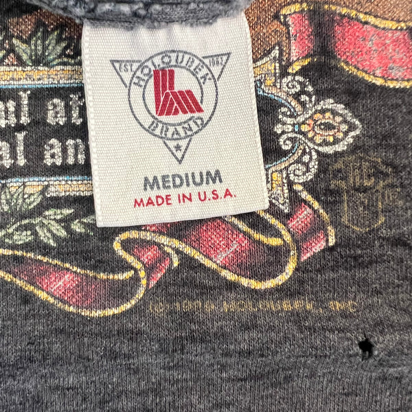 1980's Harley Davidson Motorcycle Fayetteville, Arkansas Vintage Tee Shirt
