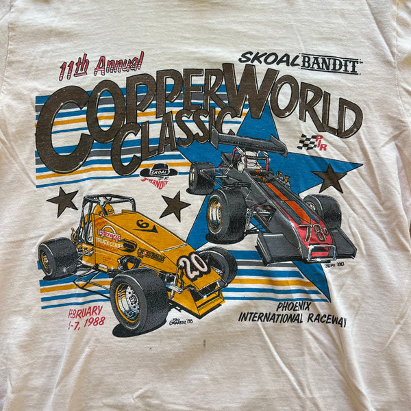 1988 Copper World Classic Phoenix International Raceway Skoal Bandit Vintage Car Racing NASCAR Tee Shirt