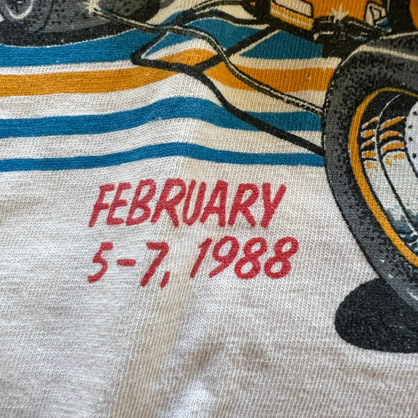 1988 Copper World Classic Phoenix International Raceway Skoal Bandit Vintage Car Racing NASCAR Tee Shirt