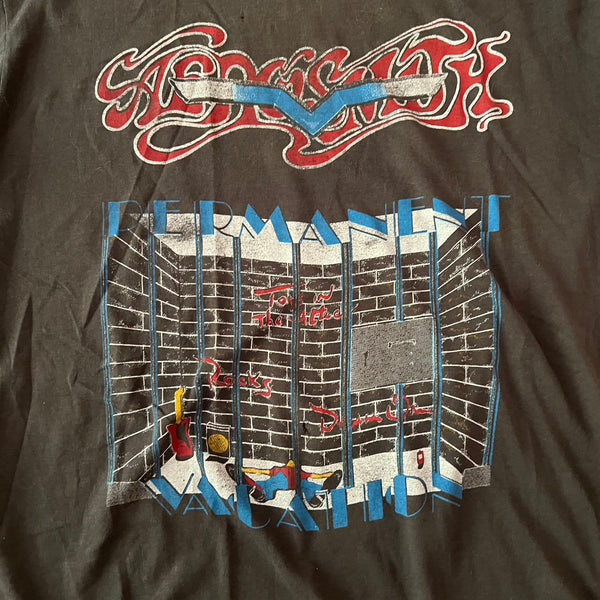 1987 Aerosmith "Vacation" Tour Vintage Band Tee Shirt