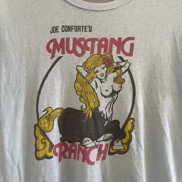 1970's Mustang Ranch Brothel Vintage Tee Shirt