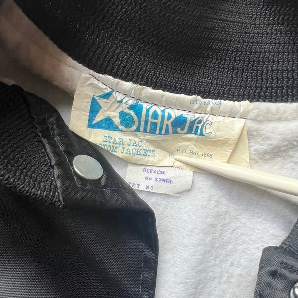 1980's Hank WIlliams Jr and The Bama Band Vintage Country Music Tour  Satin Jacket