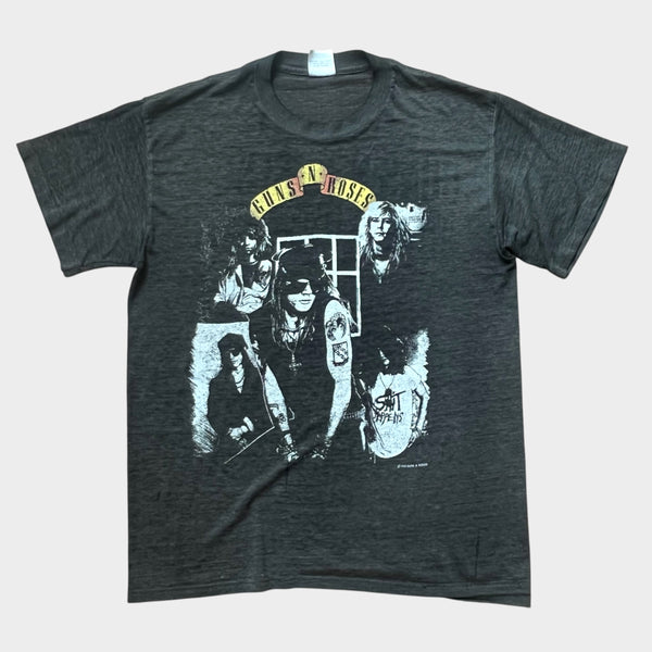 1988 Guns N Roses "Appetite For Destruction" Vintage Band Promo Tee Shirt