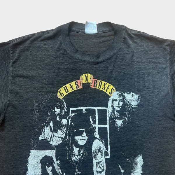 1988 Guns N Roses "Appetite For Destruction" Vintage Band Promo Tee Shirt