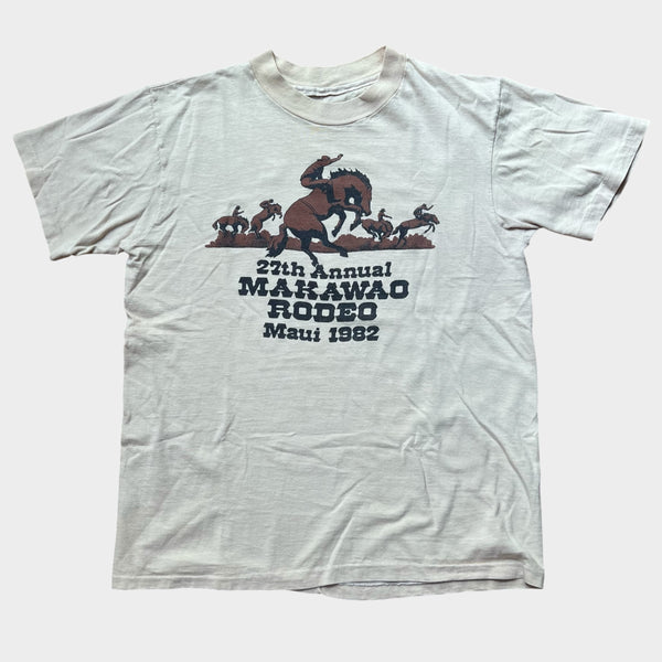 1982 27th Annual Makawao Rodeo Maui, Hawaii Vintage Tee Shirt
