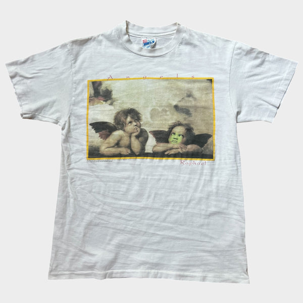 1992 Raphael "Angels" Sistine Madonna Vintage Renaissance Art Tee Shirt