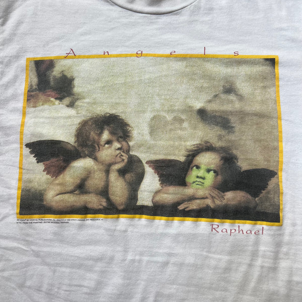 1992 Raphael "Angels" Sistine Madonna Vintage Renaissance Art Tee Shirt