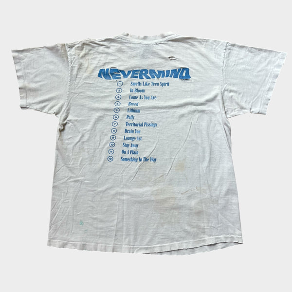 1991 Nirvana "Nevermind" Vintage Band Promo Tee Shirt