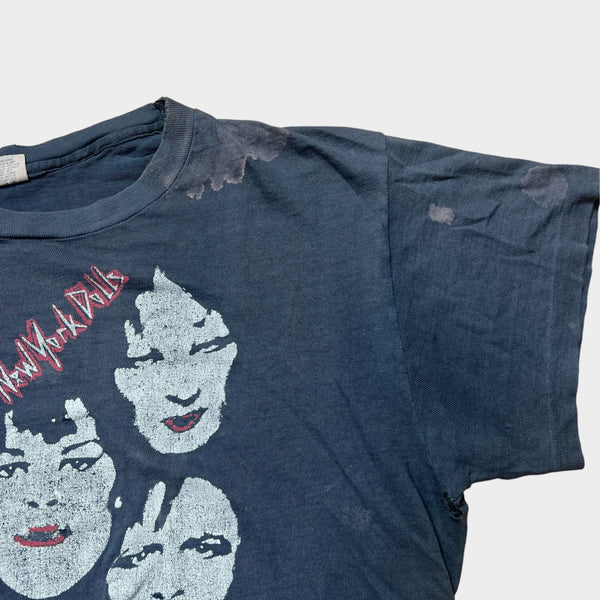 1970's New York Dolls Vintage Band Promo Tee Shirt