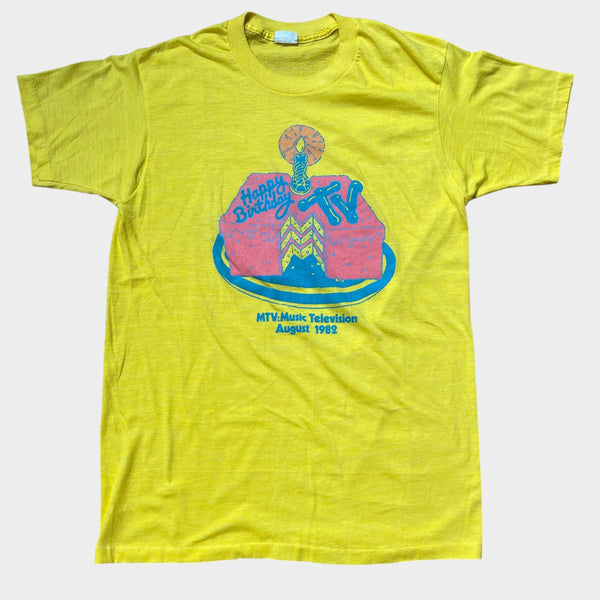 1982 MTV "One Year Anniversary" Vintage Tee Shirt