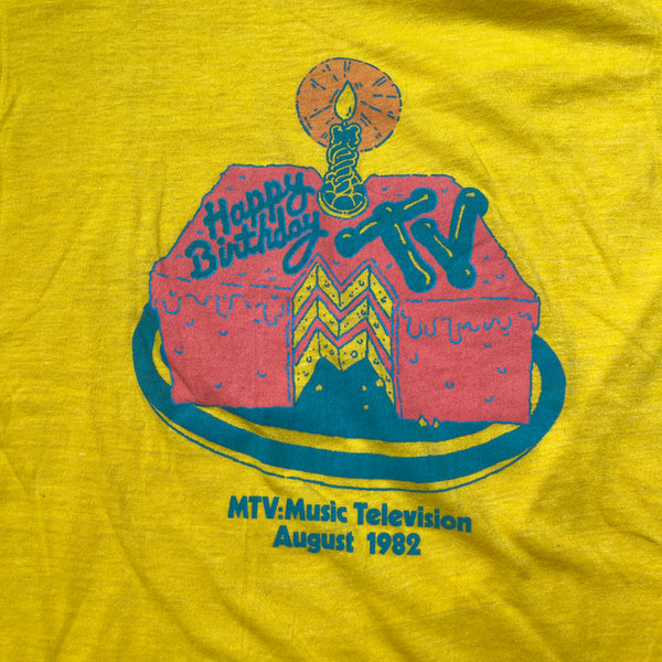1982 MTV "One Year Anniversary" Vintage Tee Shirt