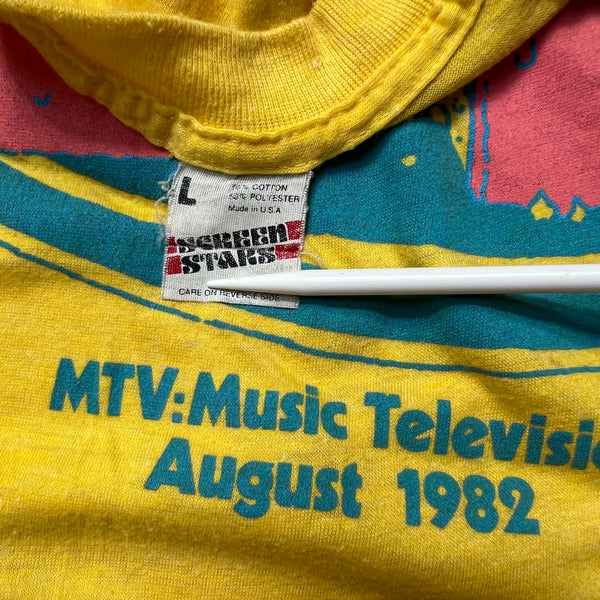 1982 MTV "One Year Anniversary" Vintage Tee Shirt