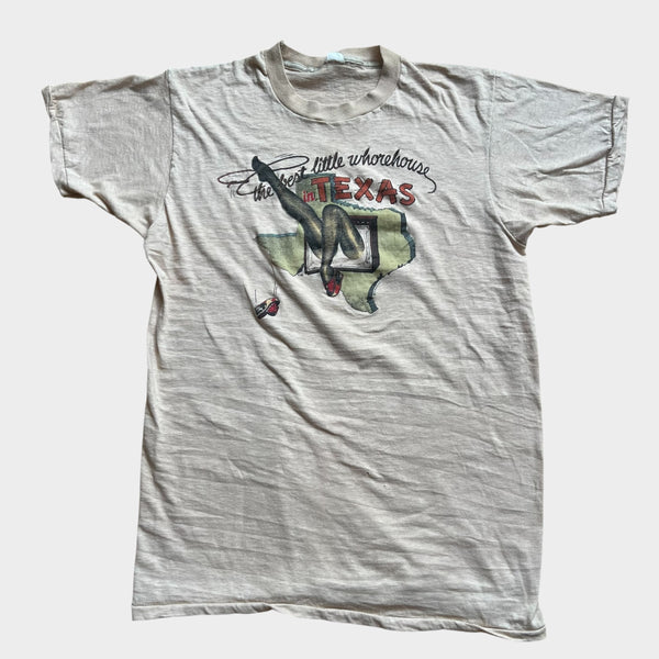 1982 Best Little Whorehouse In Texas (Starring: Dolly Parton, Burt Reynolds)  Vintage Movie Promo Tee Shirt