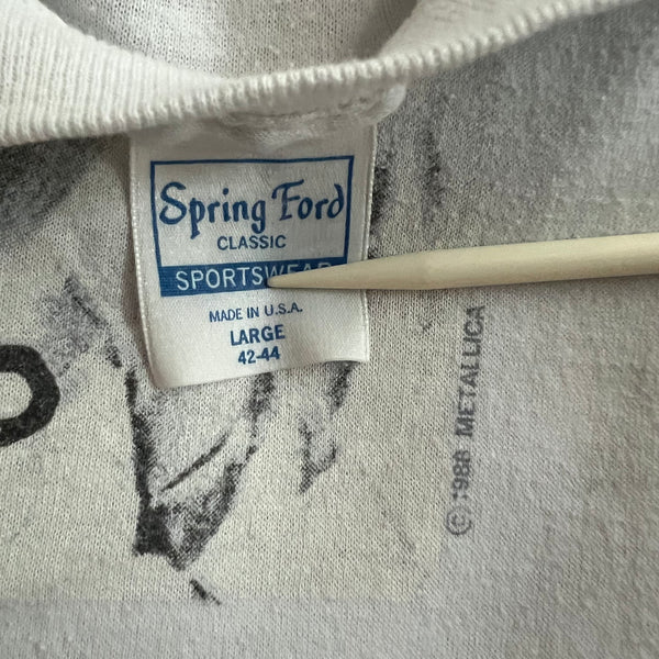 1988 Metallica "And Justice For All" Vintage Band Tee Shirt