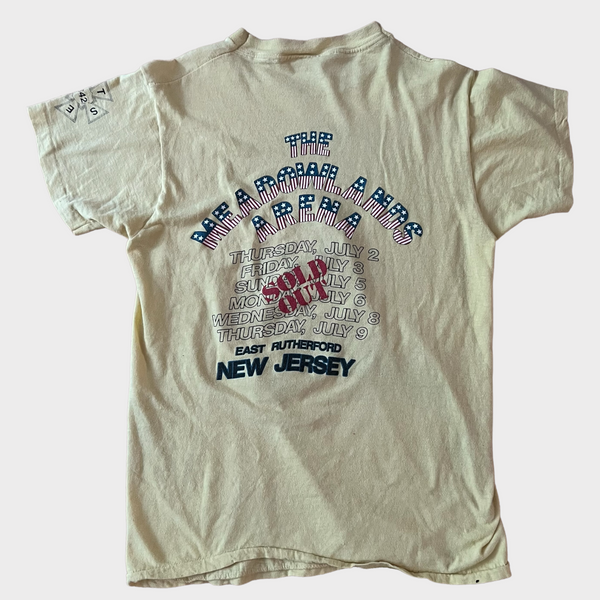 1981 Bruce Springsteen East Rutherford, New Jersey Concert Dates Vintage Tee Shirt